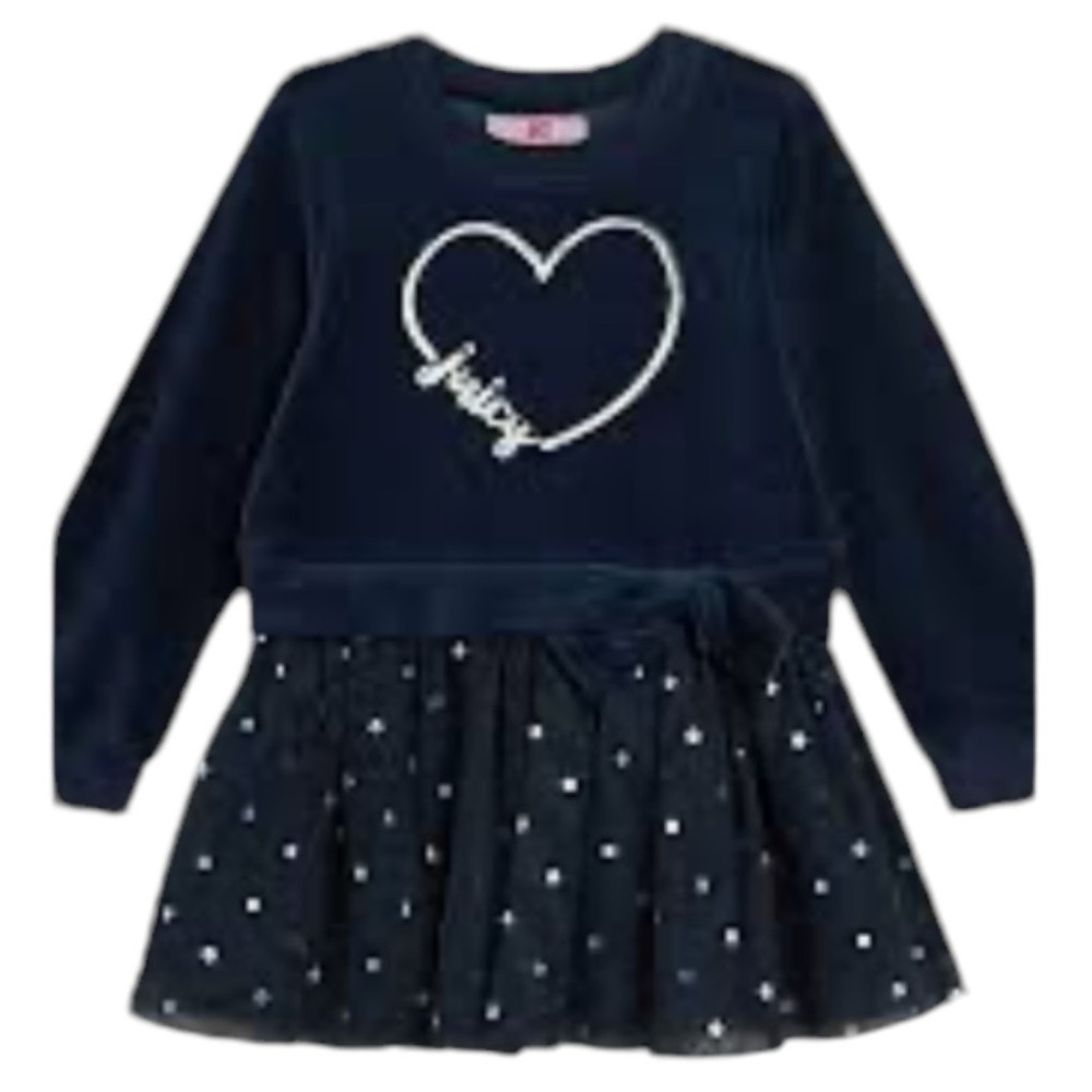 Juicy by Juicy Couture Blue Long Sleeve Tulle Tutu Dress 3T